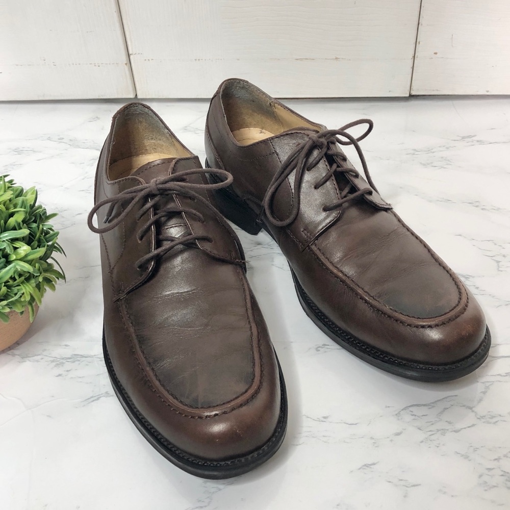 G. H. Bass leather ‘Sheldon’ oxfords, dark brown